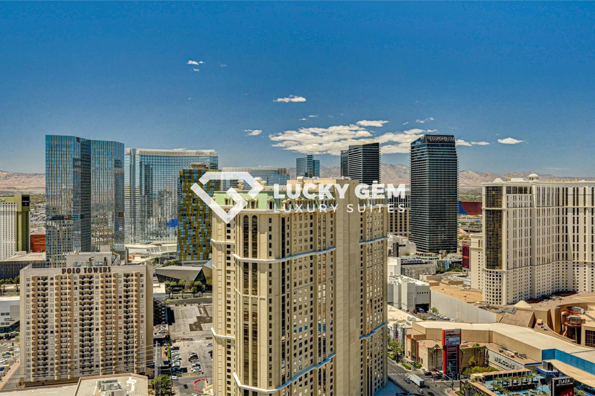Lucky Gem Penthouse & Luxury Suites At Signature Resort, Balcony Strip View 3505 Las Vegas Exterior foto